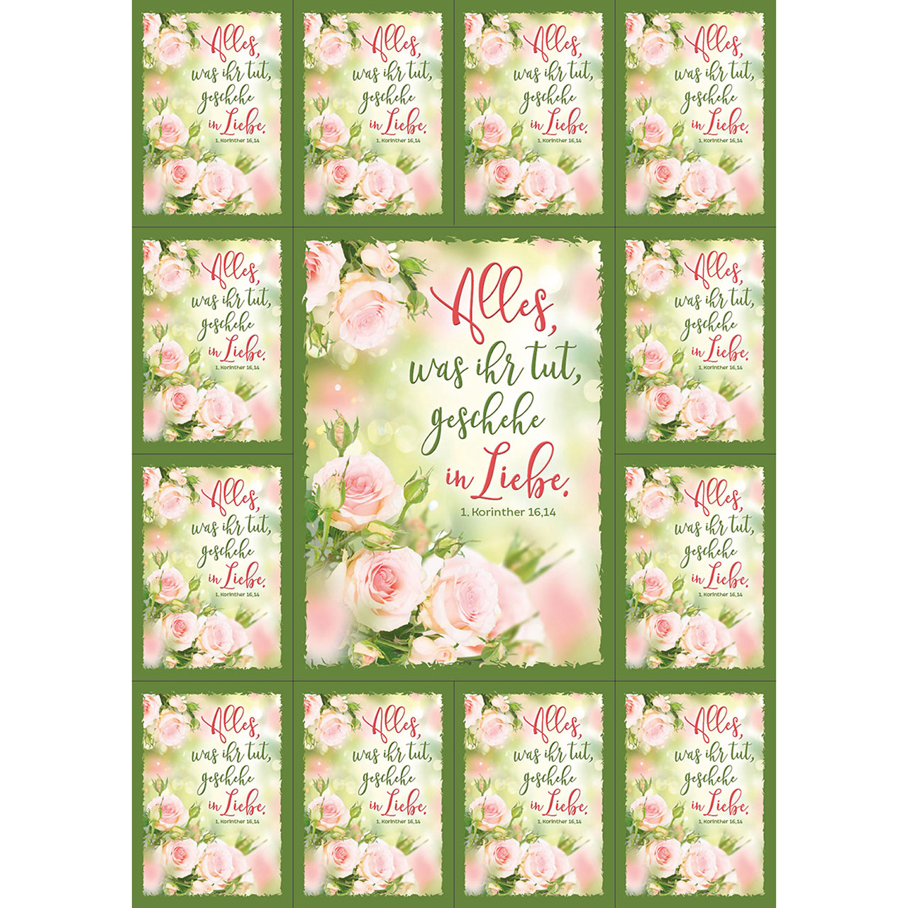 Alles, was ihr tut, geschehe in Liebe