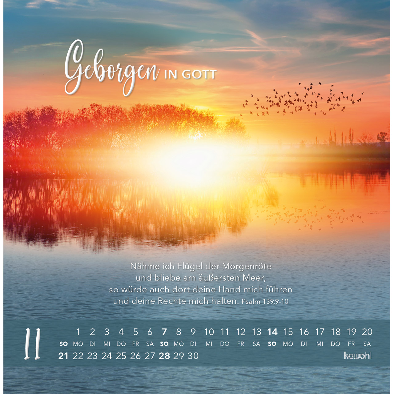 Postkartenkalender - Die Liebe bleibt bestehn 2027