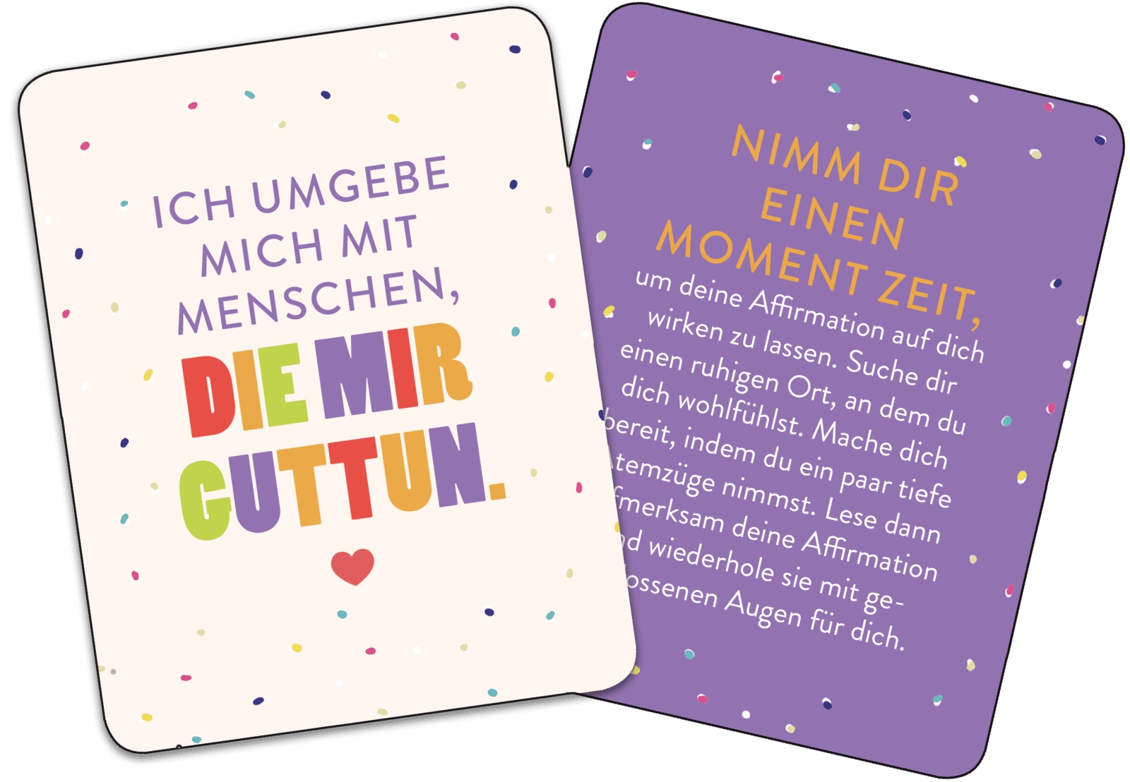 Karten-Box - Lebe leicht und wunderbar
