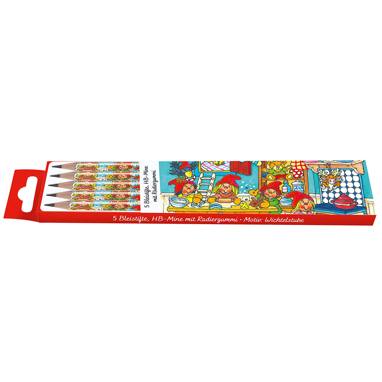 Bleistift - 5er-Pack Bleistift: Wichtelstube - Wichtelstube