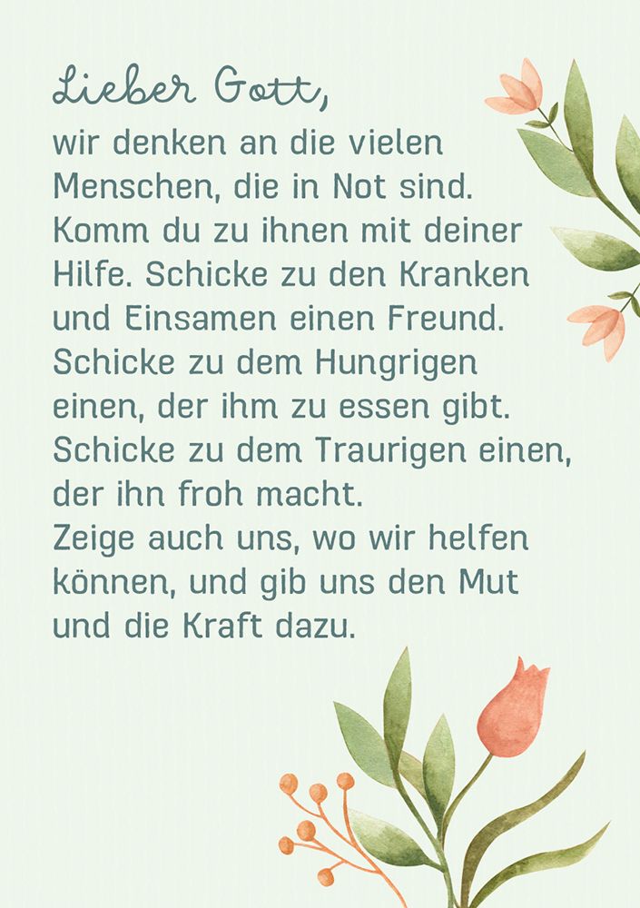 Karte - Meine ersten Gebete