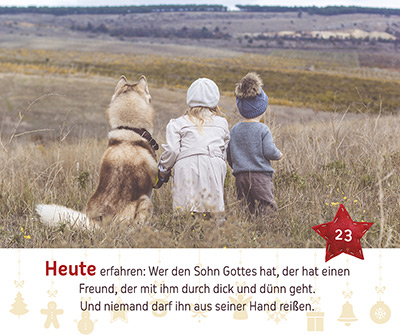 Aufstellbuch - Zünde dein Licht an - Krippe Kerze