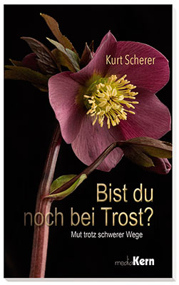 Buch - Bist du noch bei Trost? - lila Blume