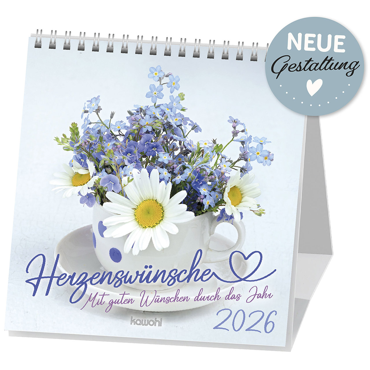 Herzenswünsche 2026 Postkartenkalender - Herzenswünsche 2026