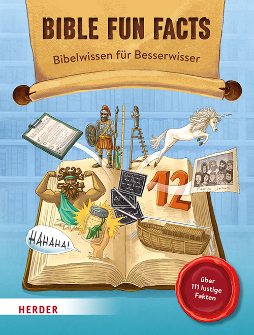 Buch - Bible Fun Facts - Heuschrecke Glas Einhorn Römer Zahl Schiff Hand Tafeln Boot Schiff