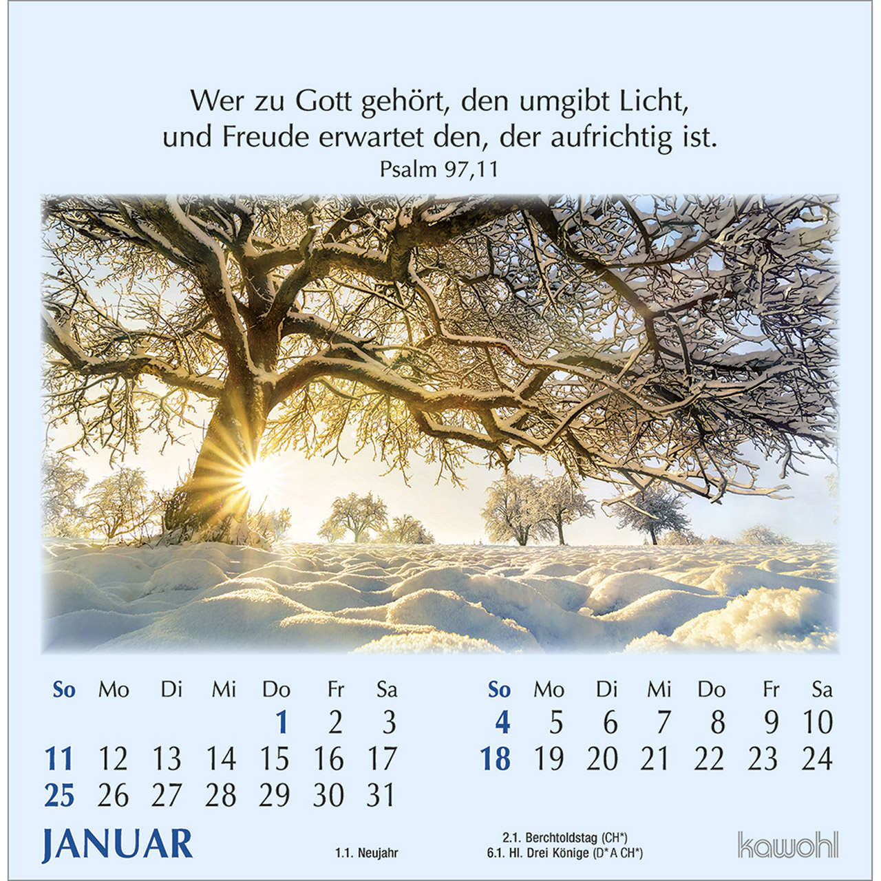 Postkartenkalender - Worte des Lebens 2026