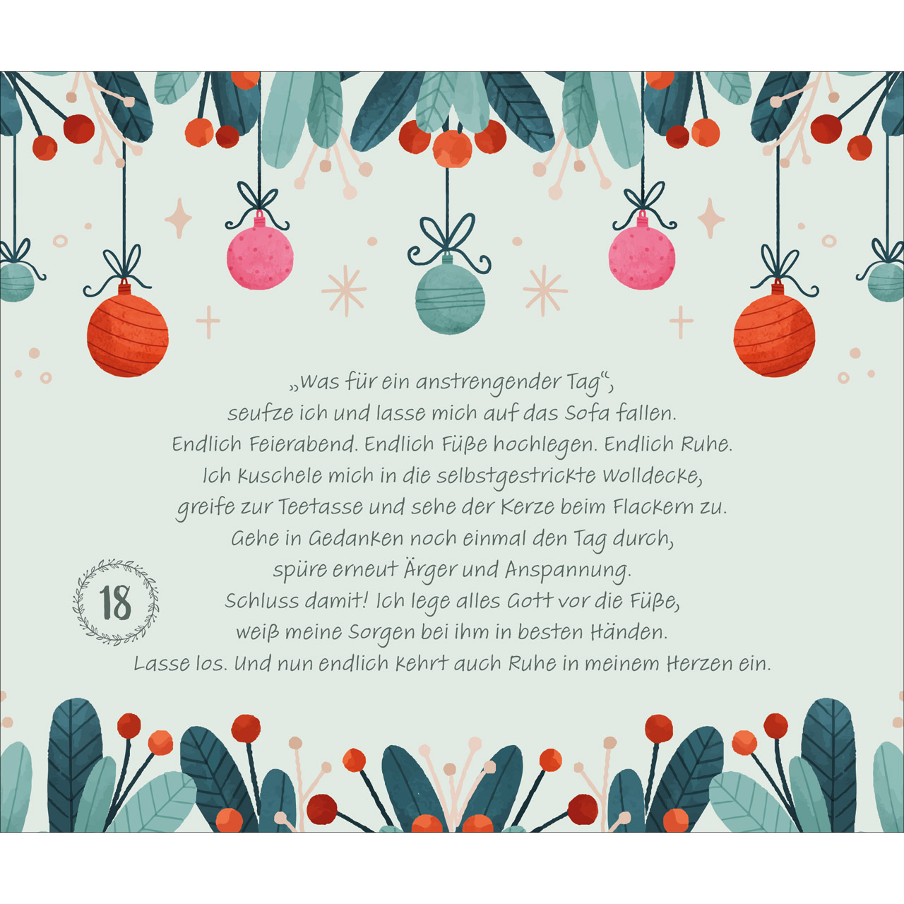 Adventskalender - Besinnliche Impulse von Doro Zachmann - Häuserzeite Winder Schnee Tannenbäume Baum
