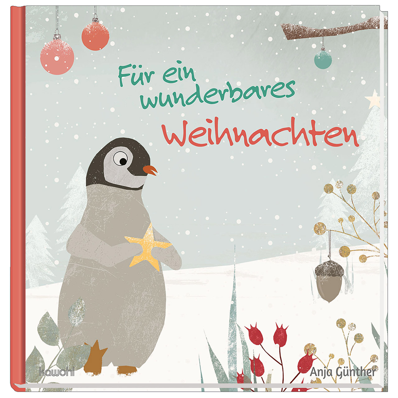 Für ein wunderbares Weihnachten Geschenkbuch - Für ein wunderbares Weihnachten - Pinguin mit Stern
