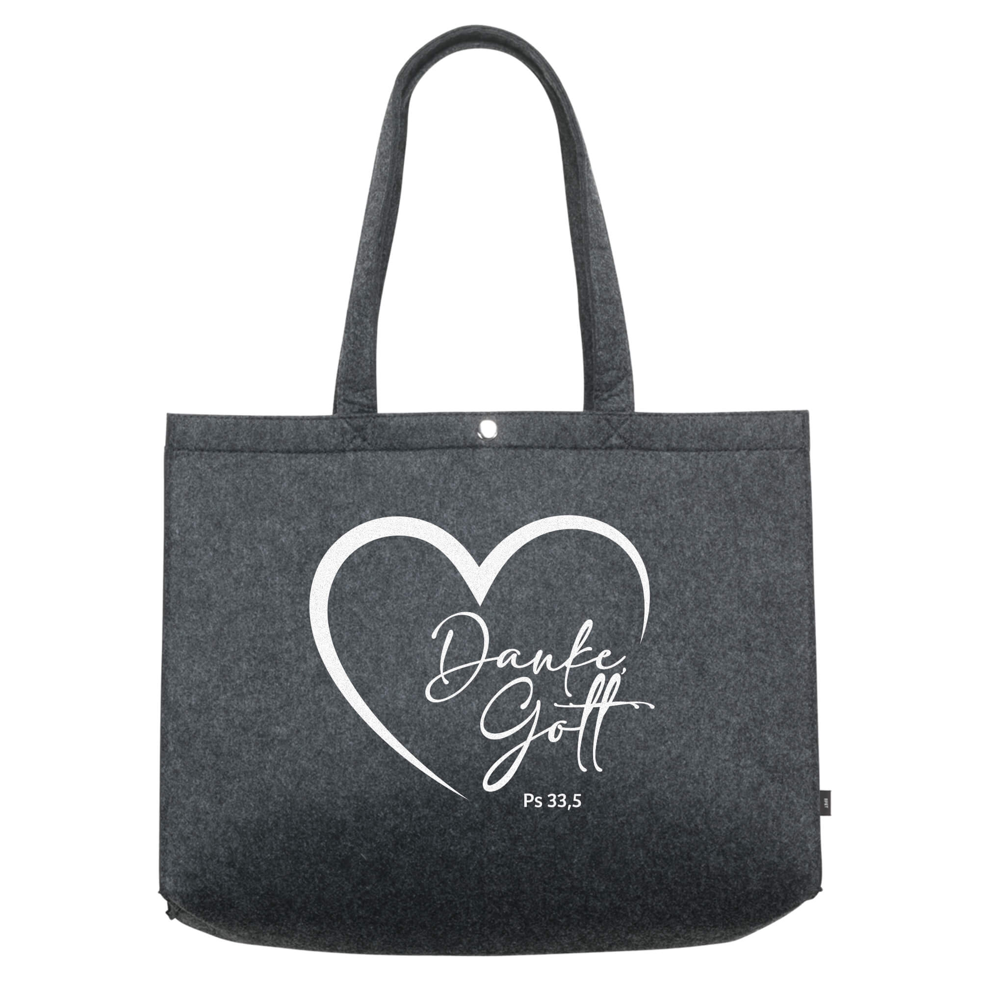 Tasche - Filz-Einkaufsshopper dunkelgrau - Tasche Filz