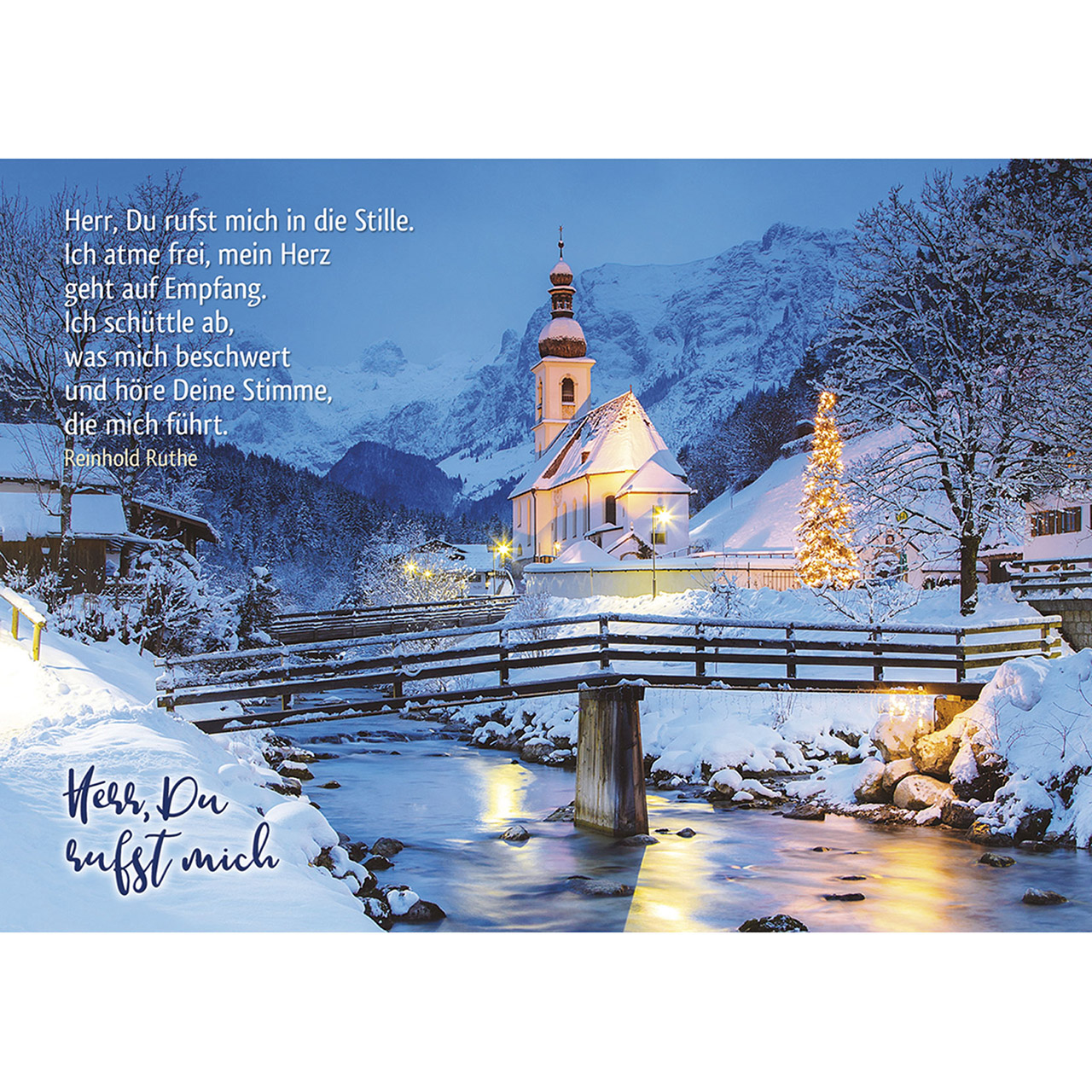 Adventskalender - Im hellen Glanz der Weihnachtsfreude - Teelichter / Kerzen / Tannenzapfen