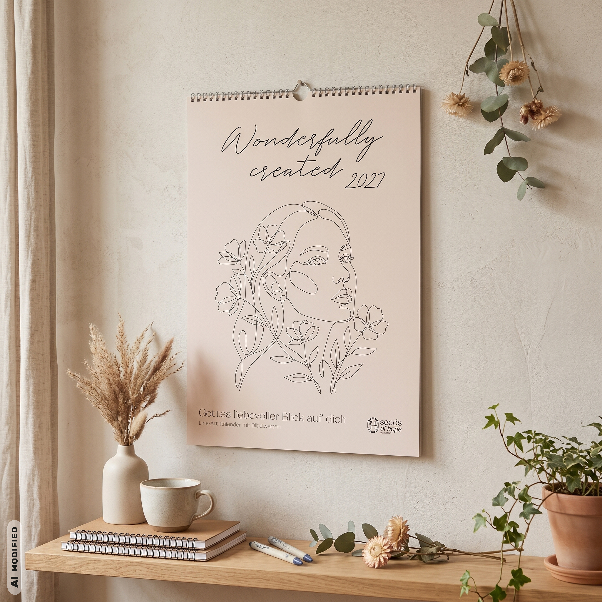 Wandkalender - Wonderfully created 2027