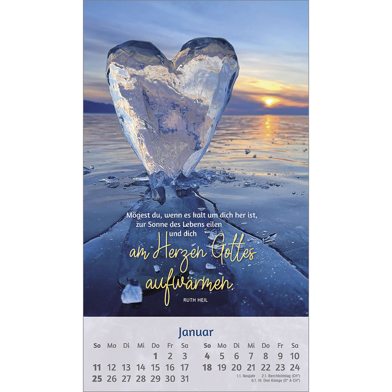Postkartenkalender - Du bist mir so wertvoll 2026