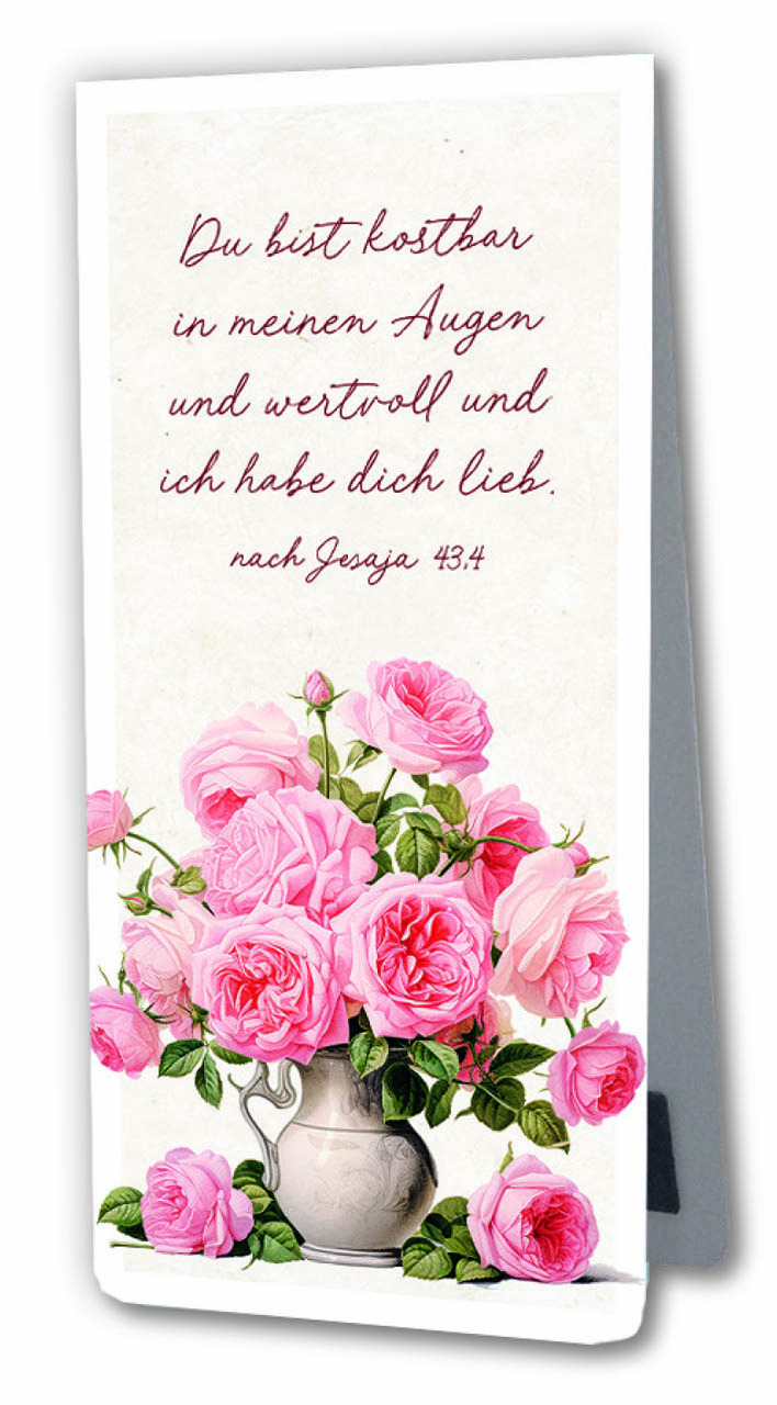 Lesezeichen - Magnetlesezeichen "Du bist kostbar"