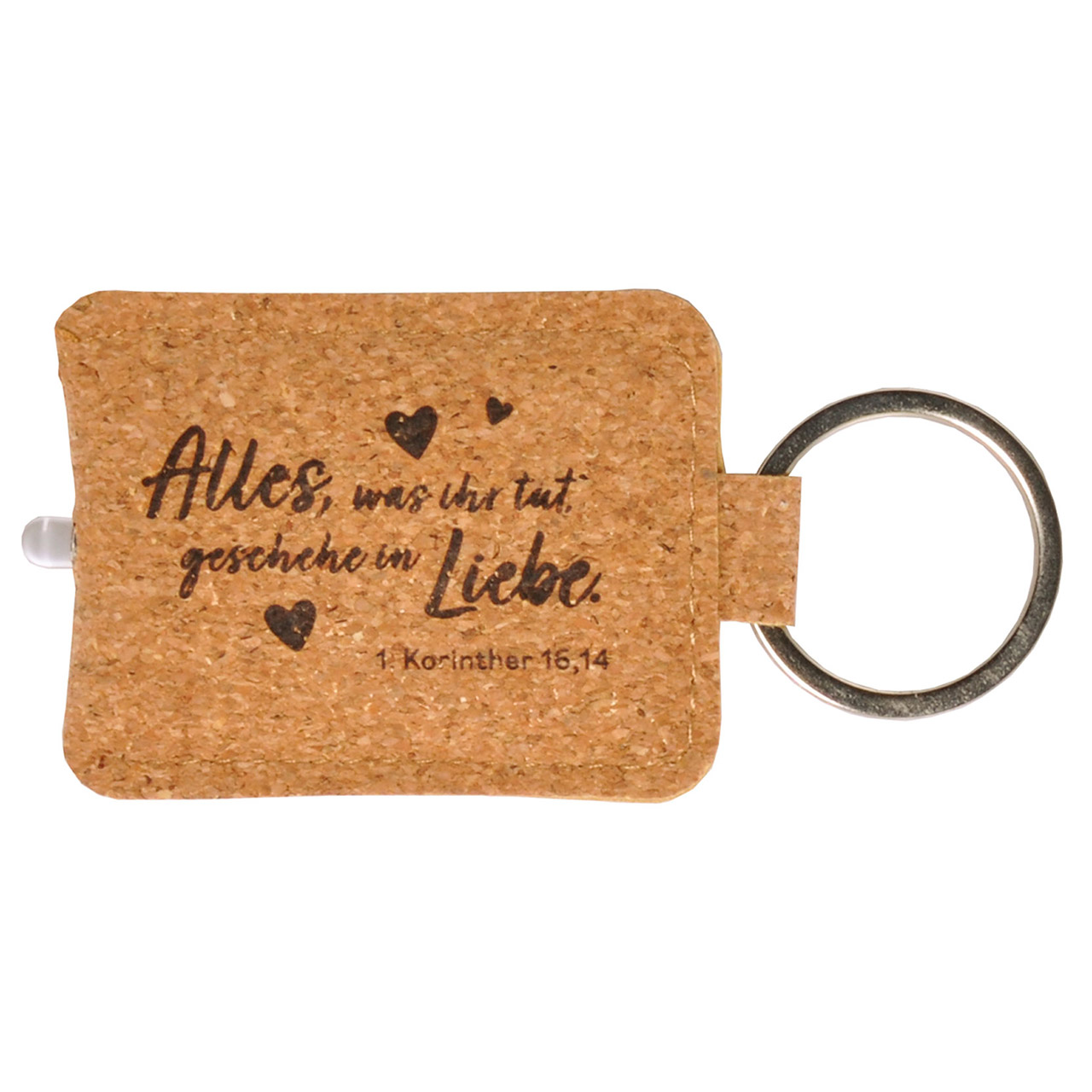 Alles, was ihr tut, geschehe in Liebe. Schlüsselanhänger - Alles, was ihr tut, geschehe in Liebe. - Herzen