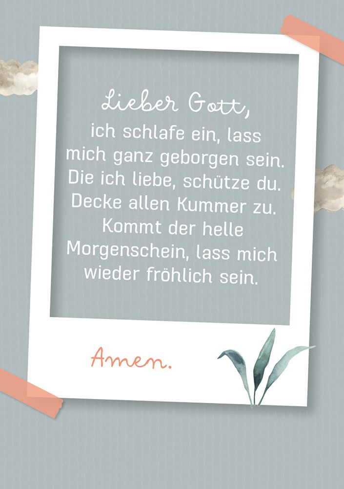 Karte - Meine ersten Gebete