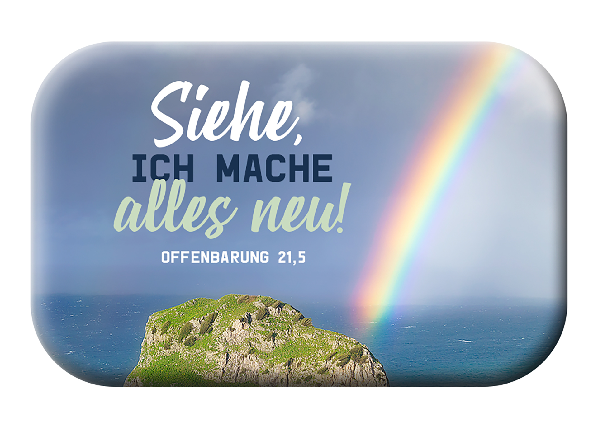 Magnet - Magnet "Regenbogen" Jahreslosung 2026