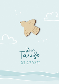 Faltkarte - Zur Taufe - Sei gesegnet