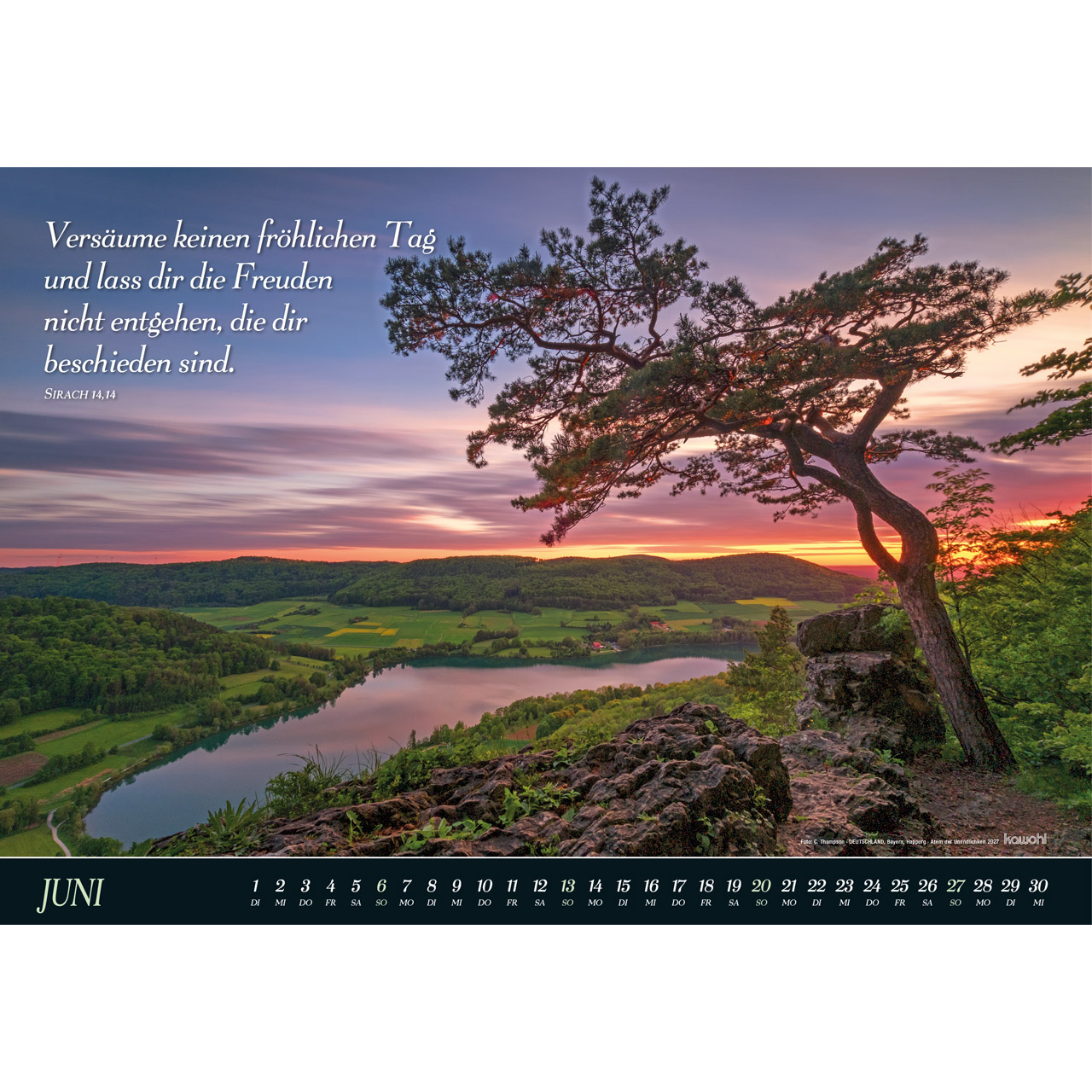 Wandkalender - Atem der Unendlichkeit 2027