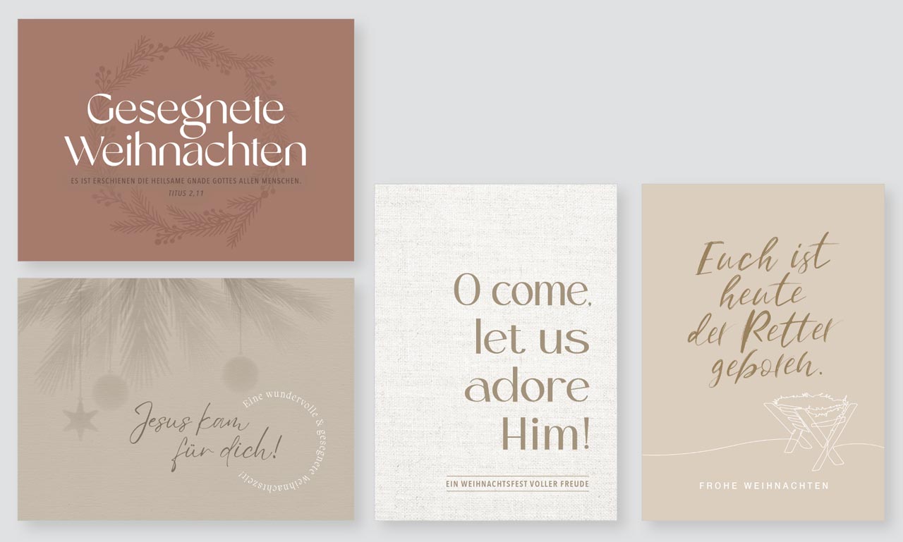 Karte - Minikarten Weihnachten