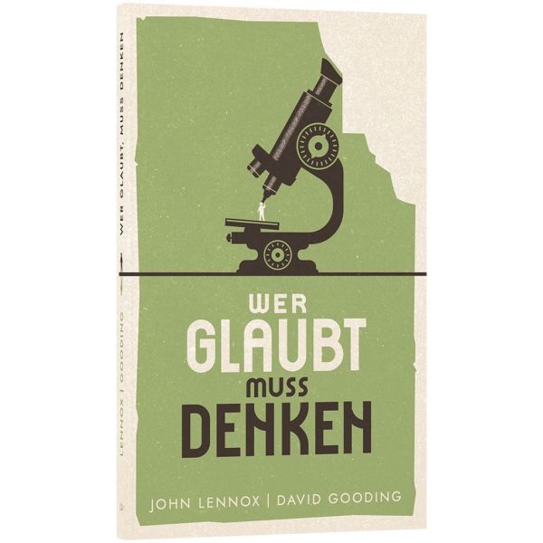 Buch - Wer glaubt, muss denken - Mikroskop Gesicht