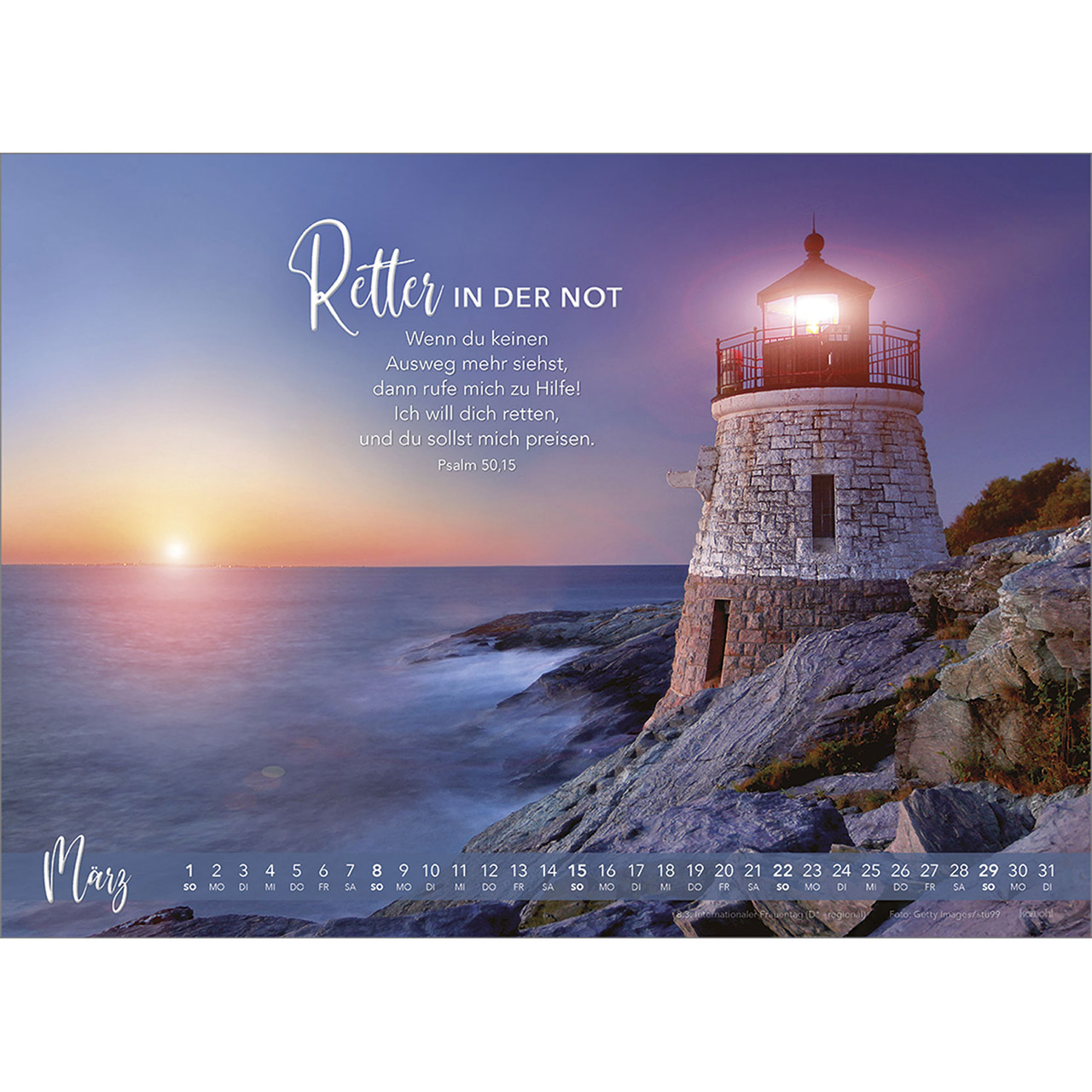 Wandkalender - Die Liebe bleibt 2026