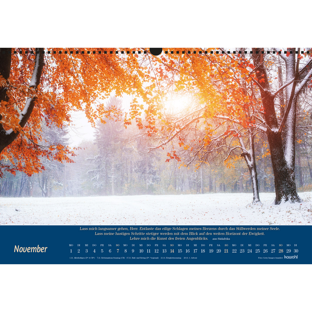Wandkalender - Atemholen 2027