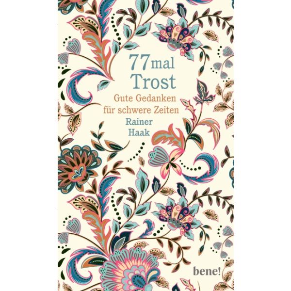77 mal Trost Buch - 77 mal Trost - blumen Blüten Blätter Muster