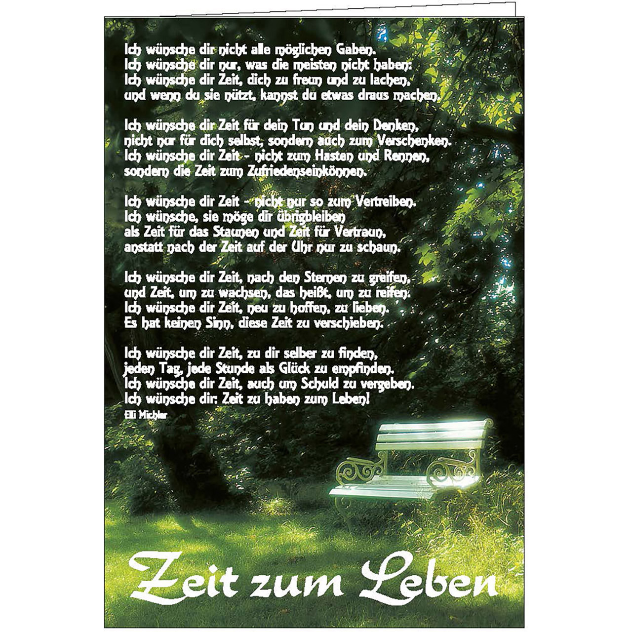 Zeit zum Leben