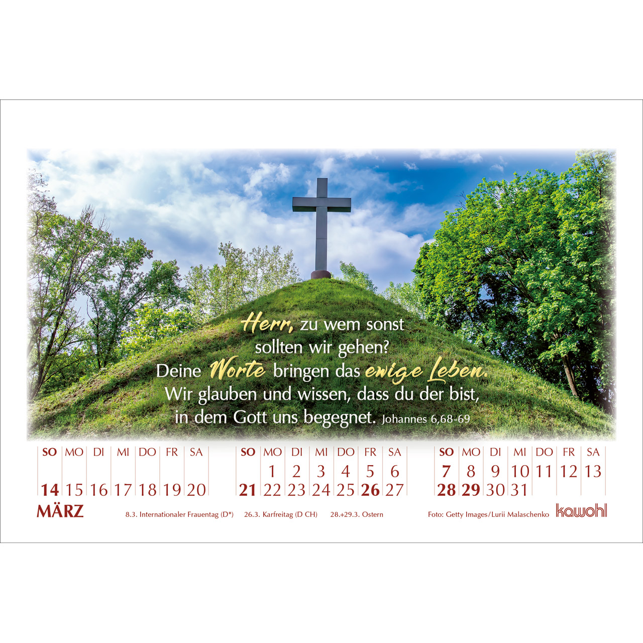 Aufstellkalender - In seinem Licht 2027