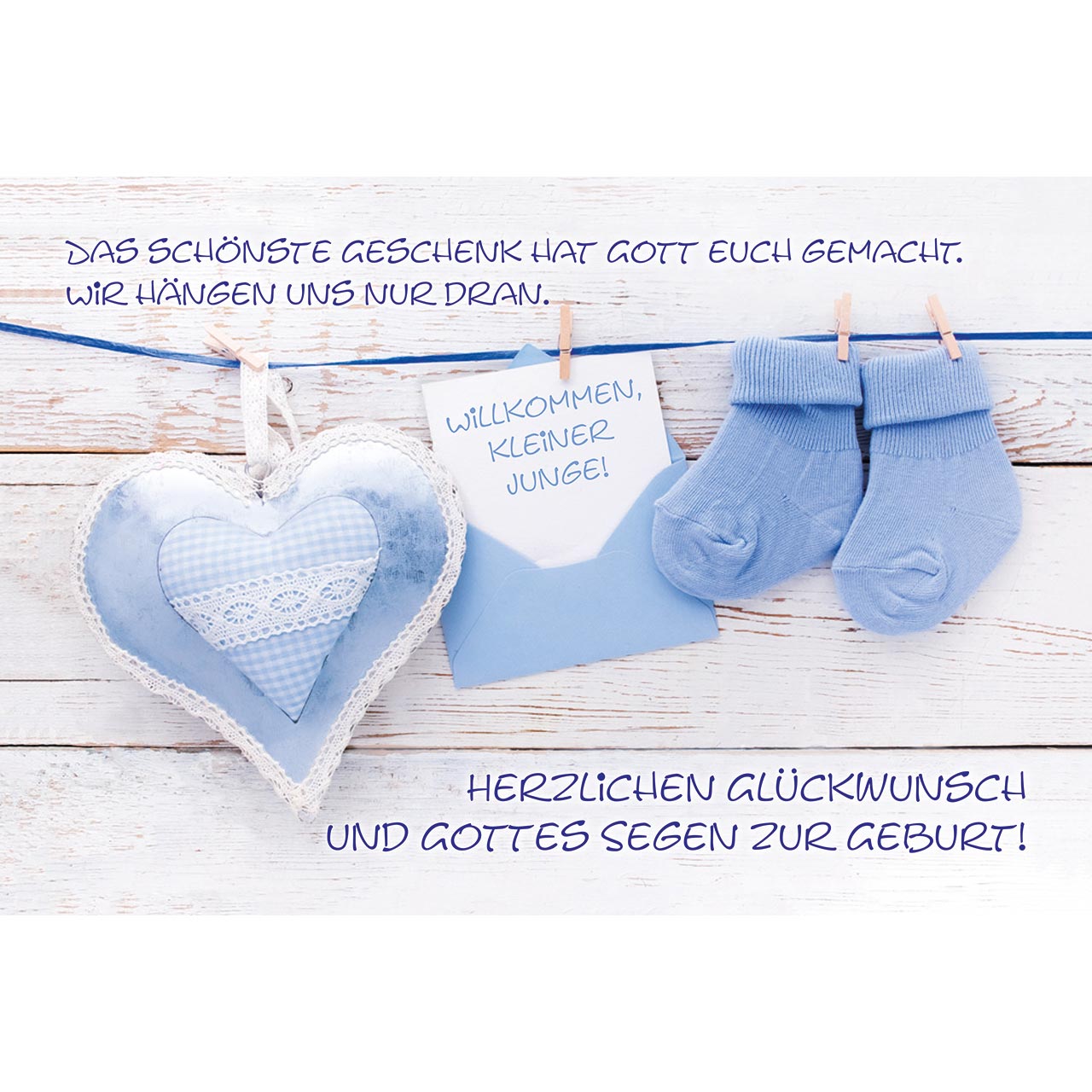 Willkommen kleiner Junge
