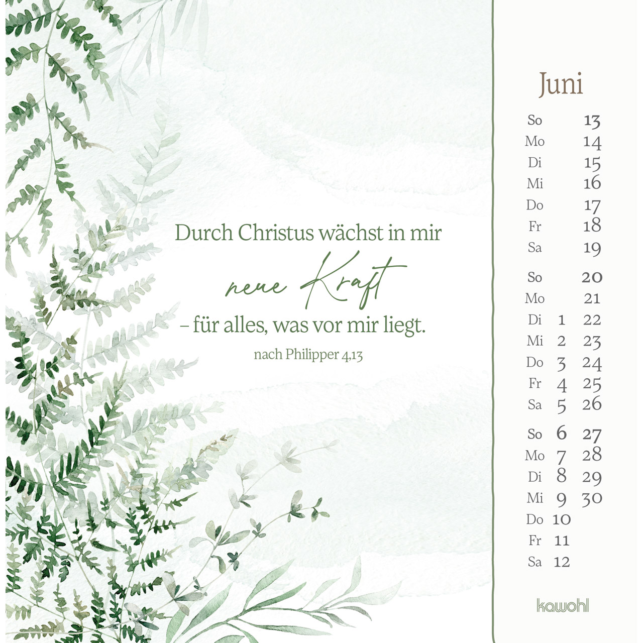 Postkartenkalender - Vor dich bring ich, was mich bewegt 2027