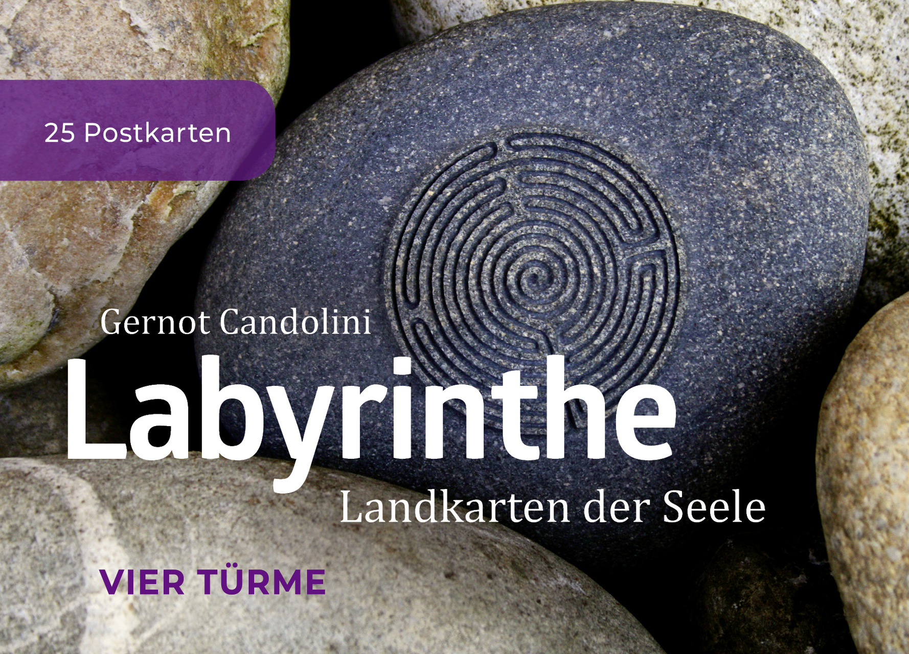 Postkarten-Set 'Labyrinthe' 25 Ex.