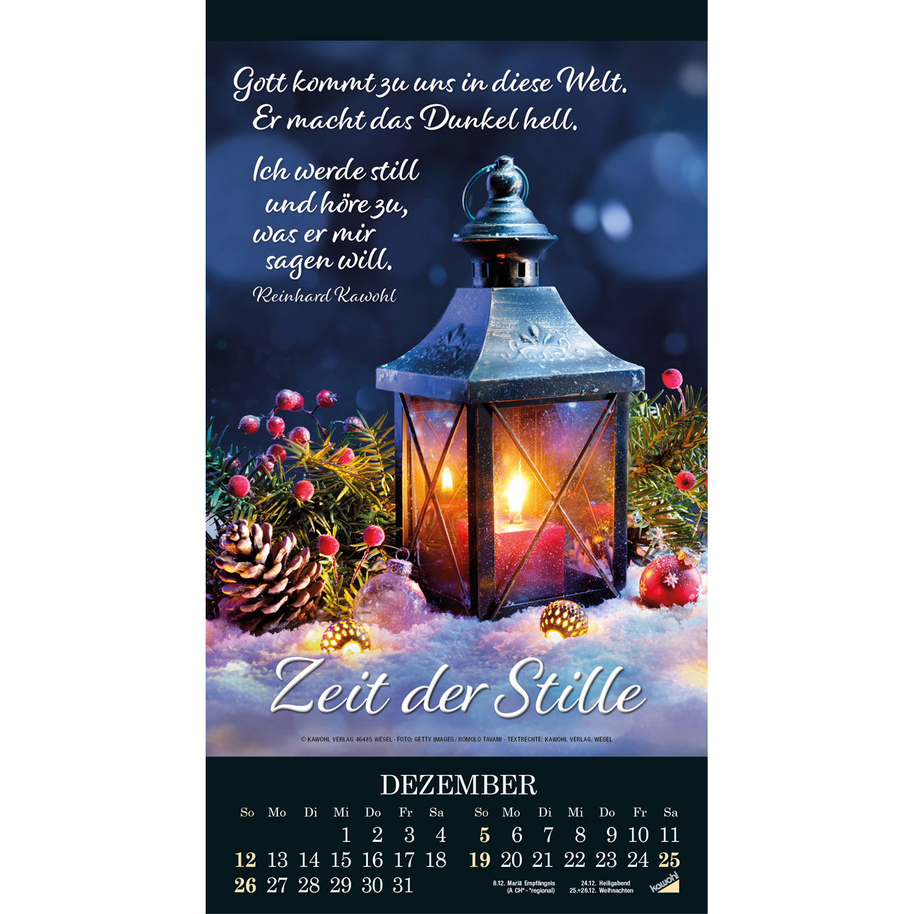 Wandkalender - Die Wunder deiner Werke 2027