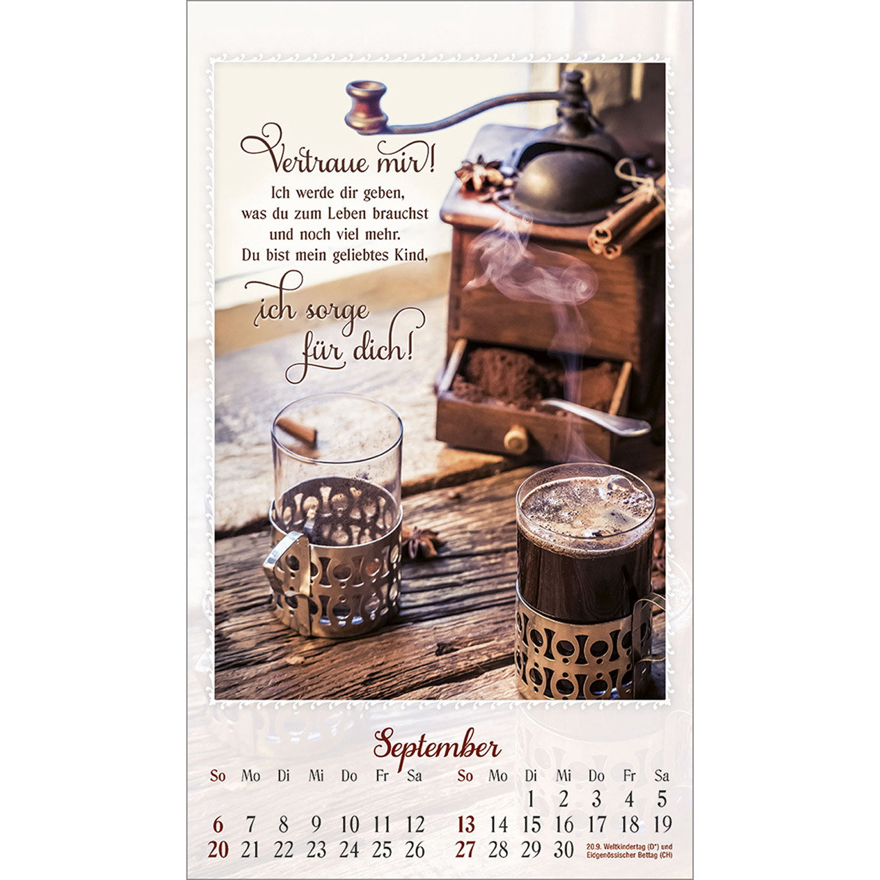 Postkartenkalender - Ich bin da und dir ganz nah 2026