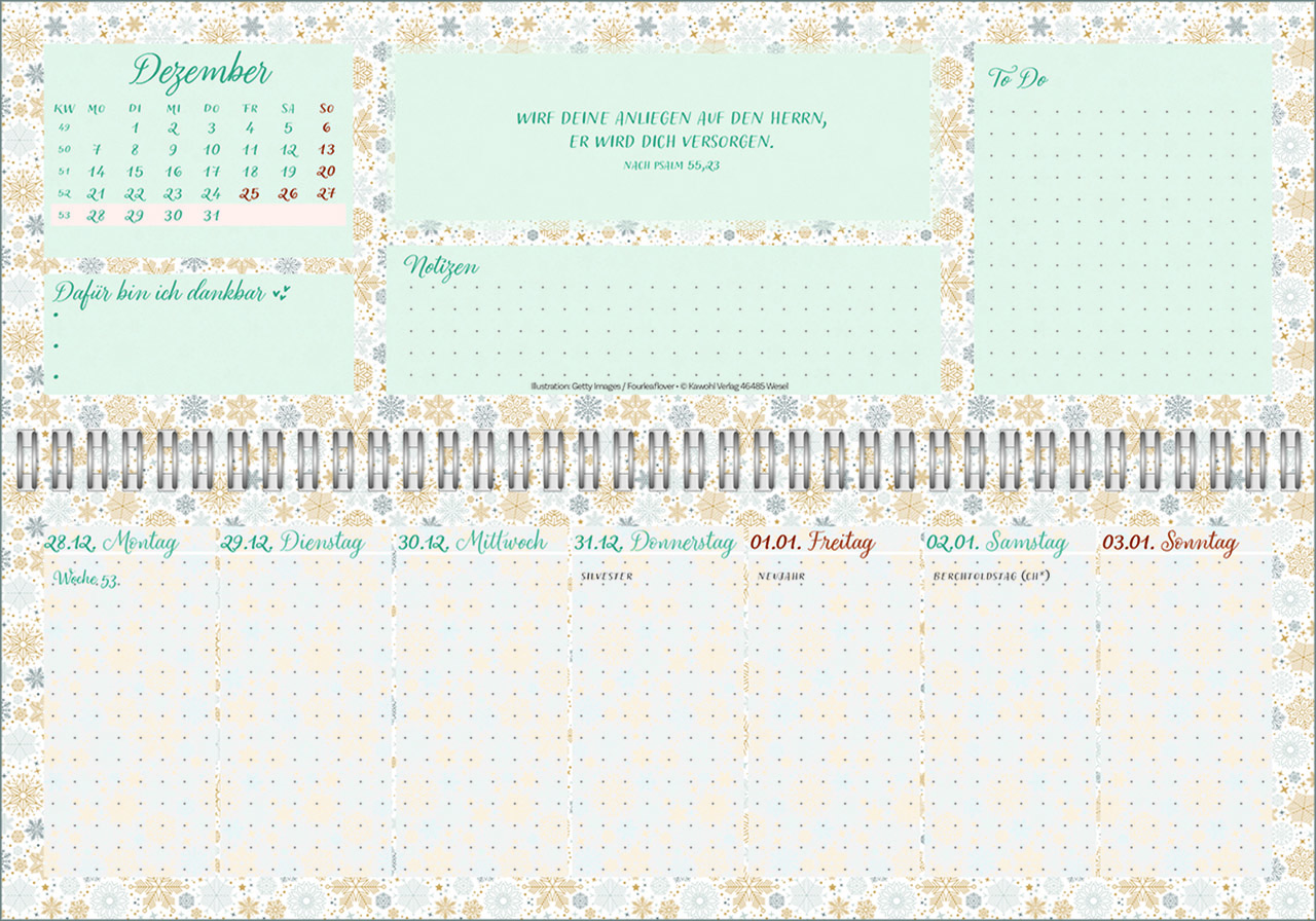Tischkalender - Meine fröhlich-bunte Segenswoche 2026