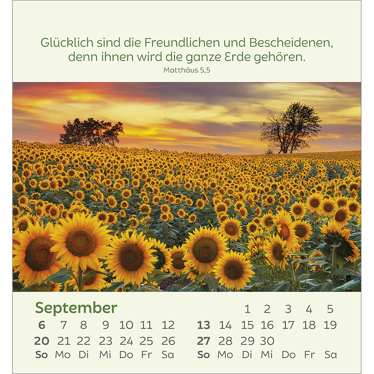 Tischkalender - Kleine Blumengrüße 2026