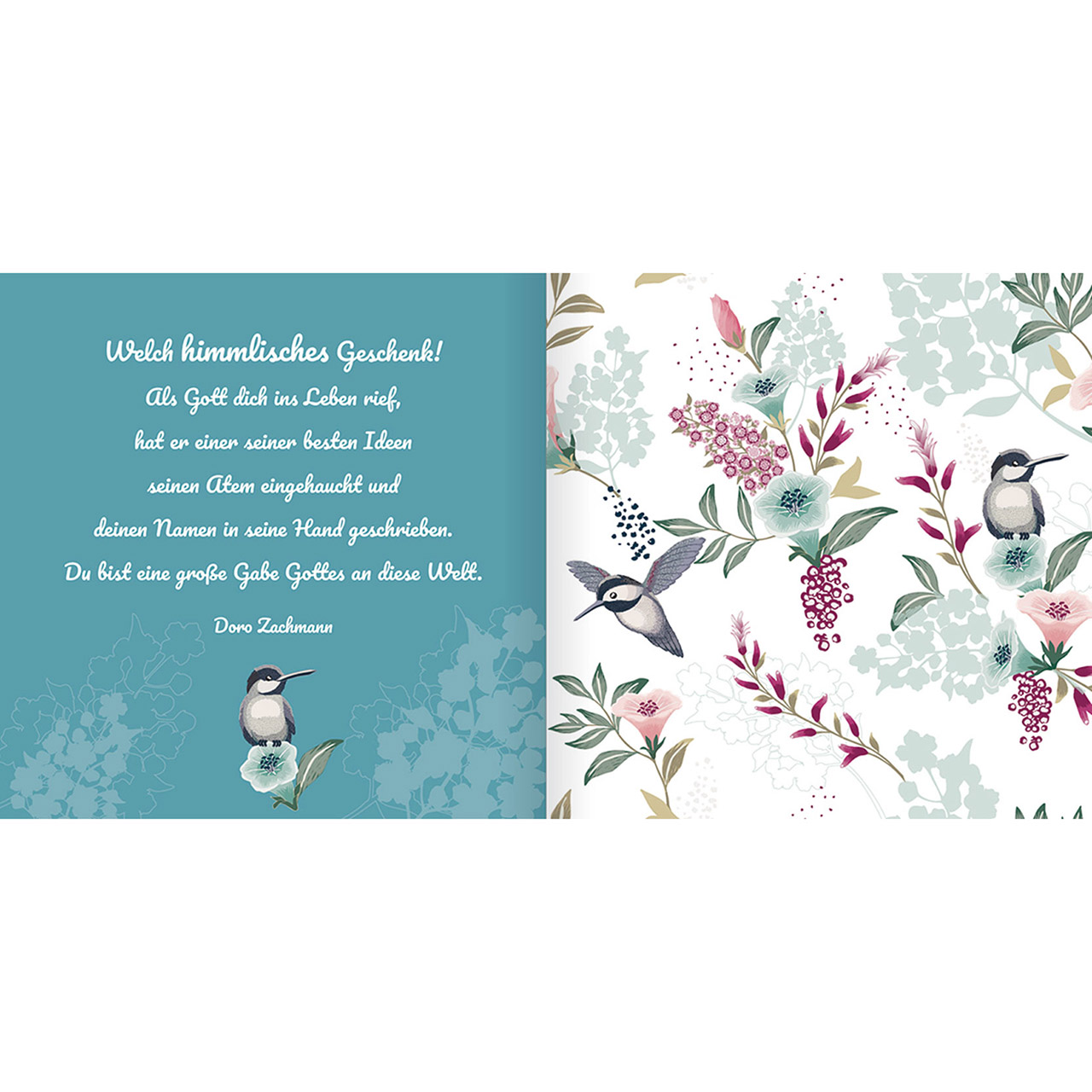 Geschenkbuch - Unendlich kostbar - Blumenranken Blüten