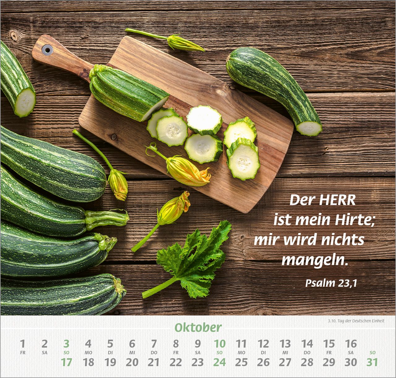 Wandkalender - Denn du bist bei mir 2027 Wandkalender