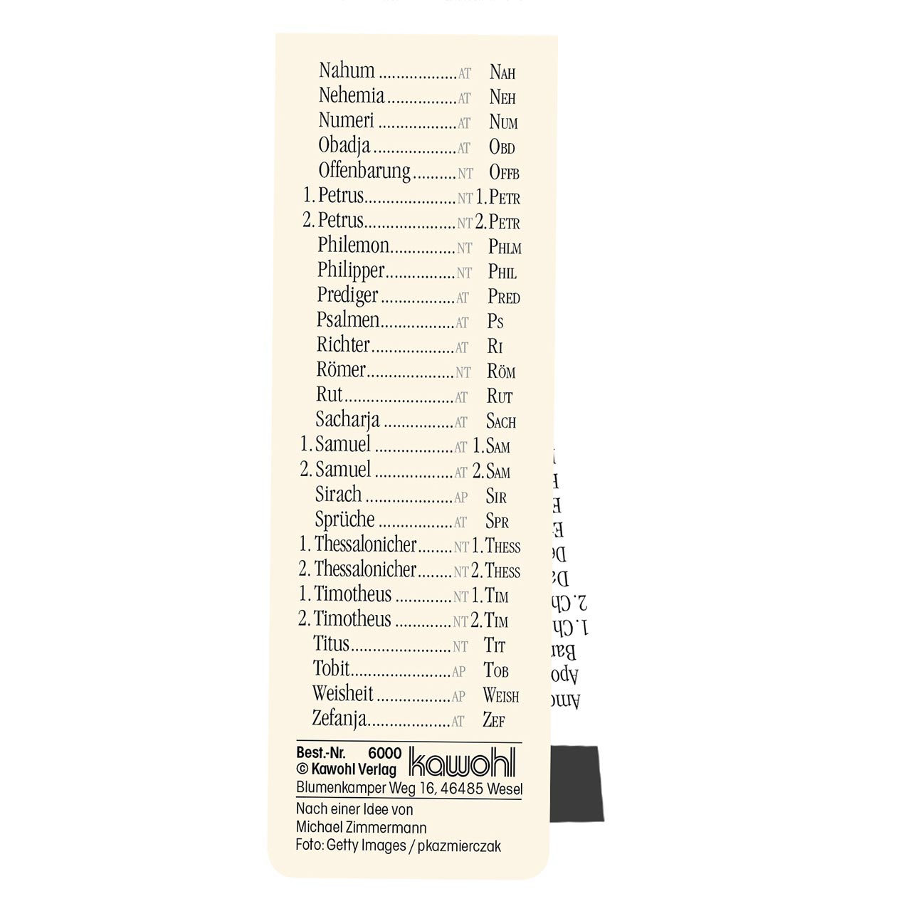 Lesezeichen - Der Liebesbrief Gottes an Dich: Die Bibel - <b>Buch-Herz</b>