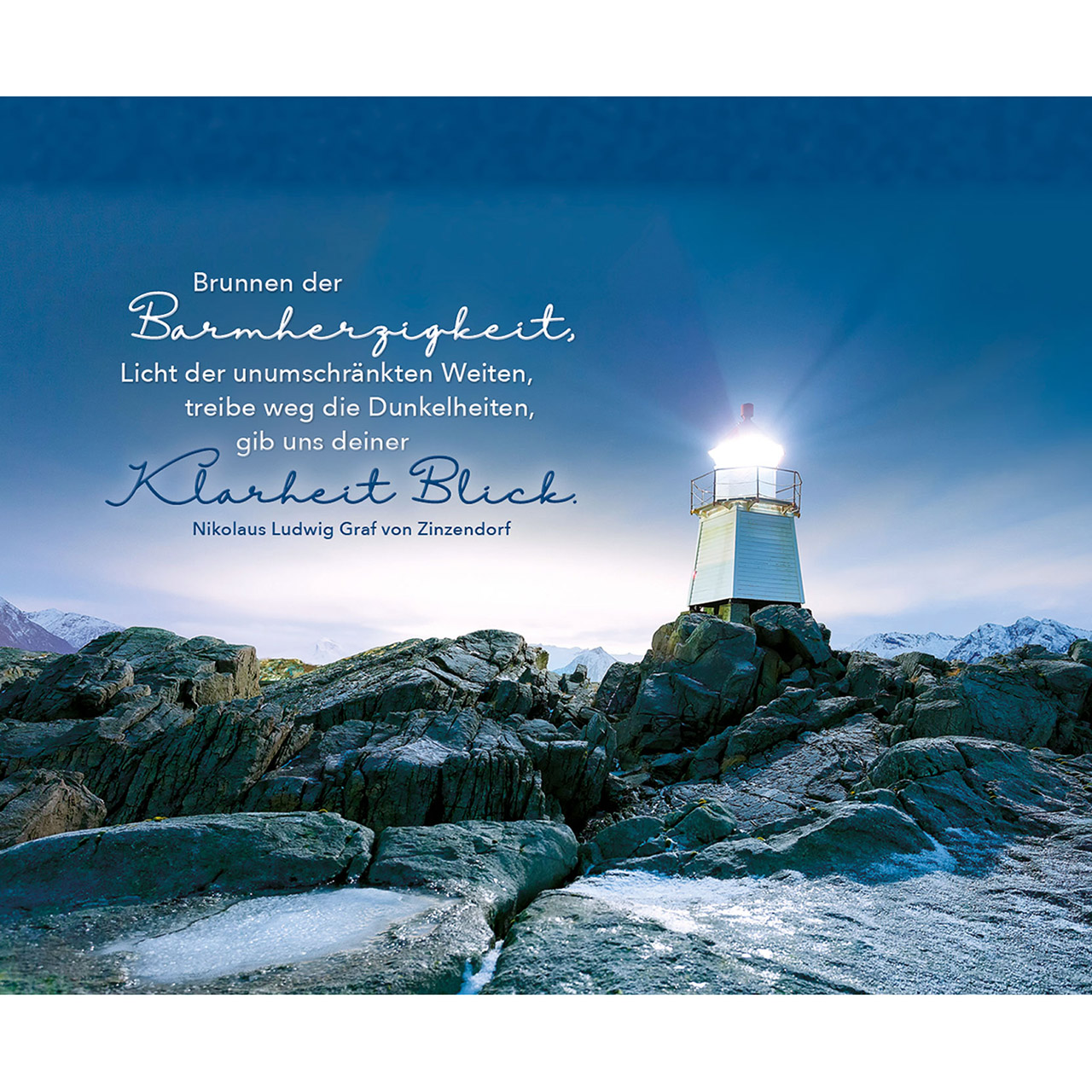 Aufstellbuch - Lichtblicke in stürmischen Zeiten - Leuchtturm