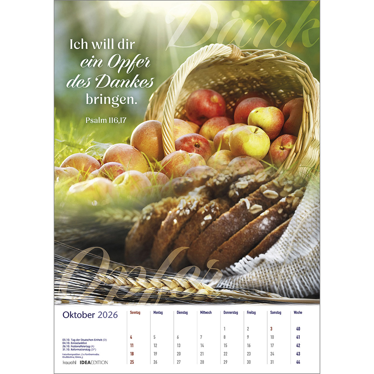 Posterkalender - Auf seinem Weg 2026