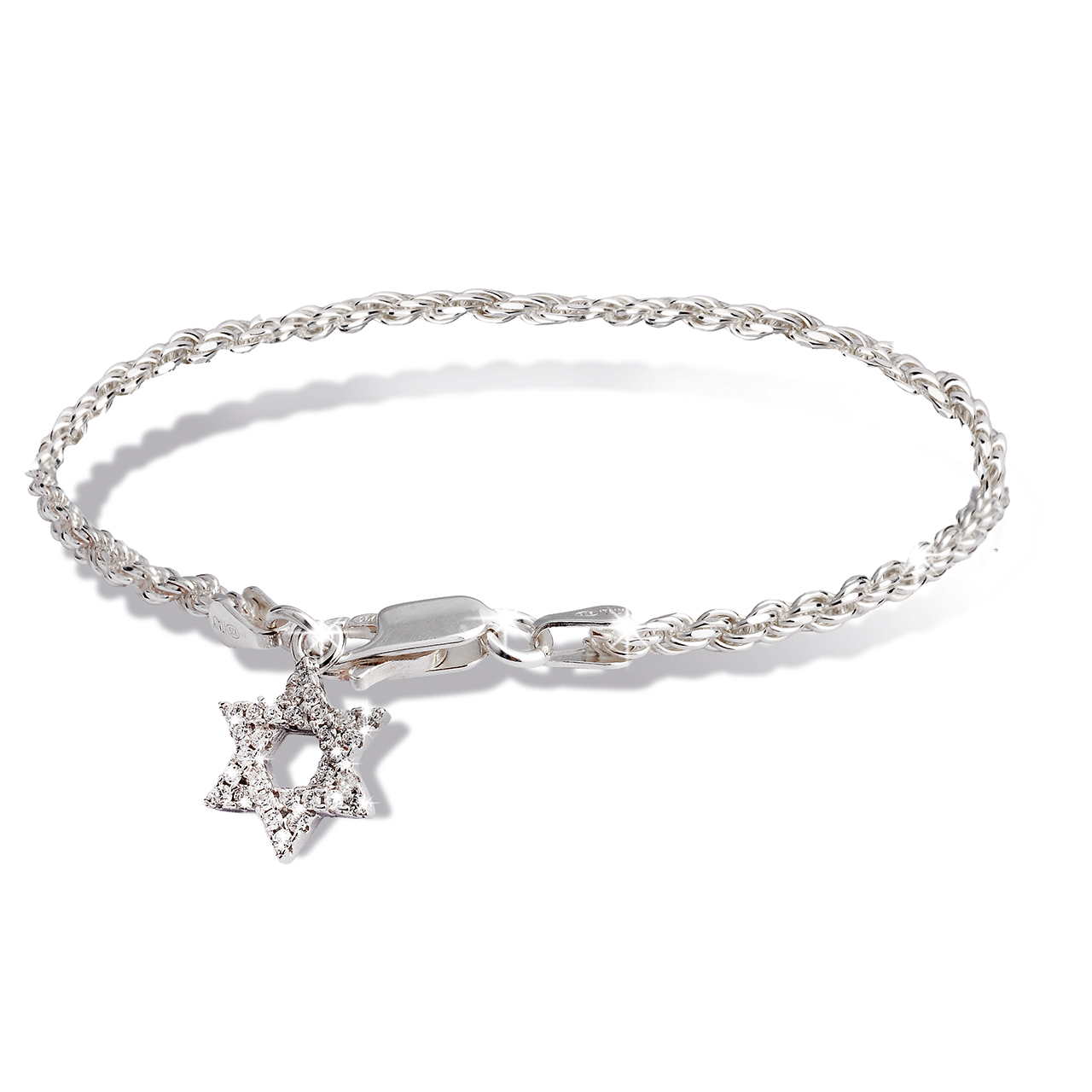 Armband - Silbernes Armband Davidstern