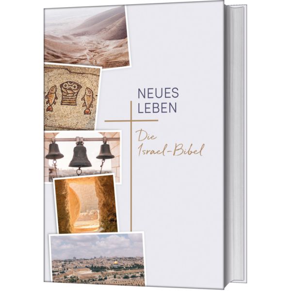 Bibel - Neues Leben. Die Israel-Bibel - Wüste Mosaik Fische Glocken Stadt