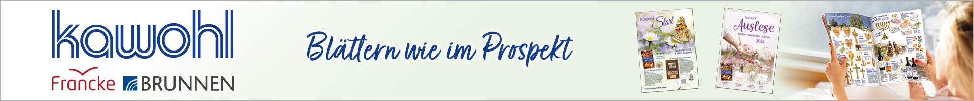 Vorschau auf digitale Blätterkataloge mit Link zum Durchblättern aktueller Produkte.