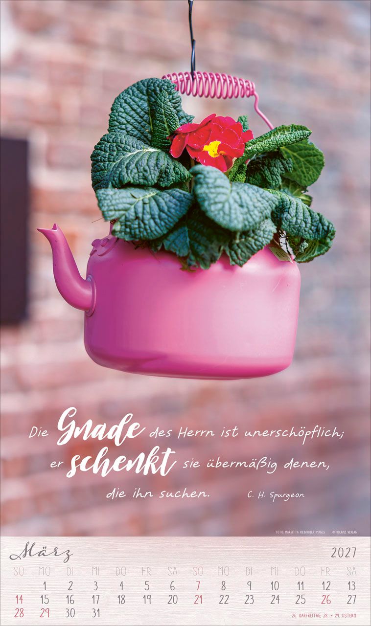 Posterkalender - Mit seiner Kraft durchs Jahr 2027 Posterkalender