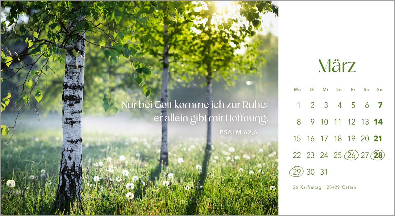 Postkartenkalender - Quelle des Lebens 2027