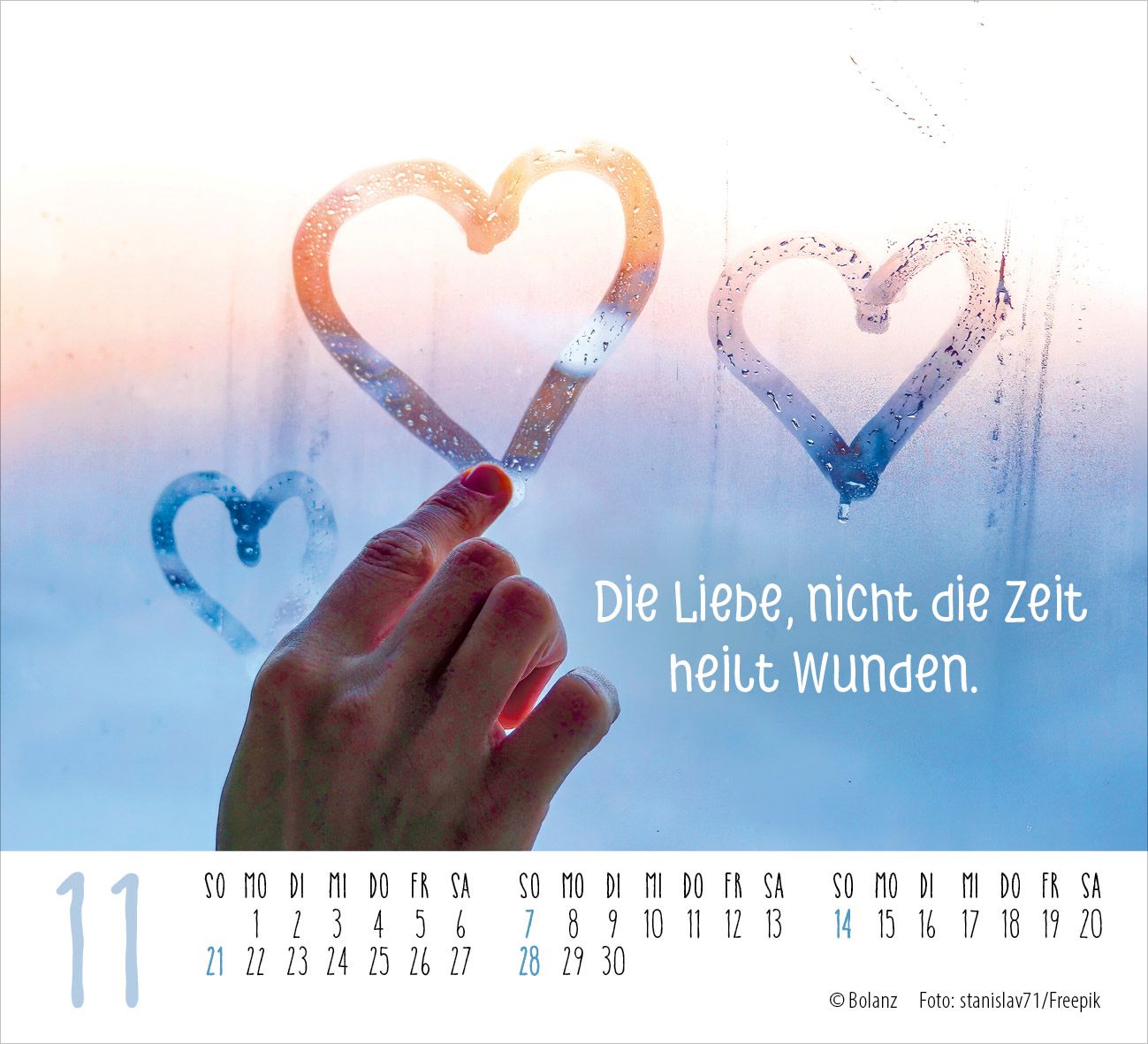 Aufstellkalender - Danke 2027 Minikalender