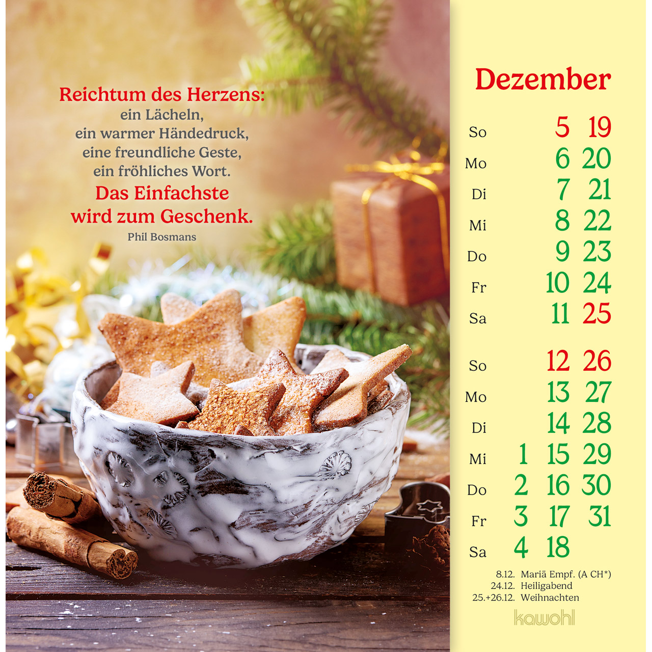 Postkartenkalender - Phil Bosmans - Postkarten-Kalender 2027
