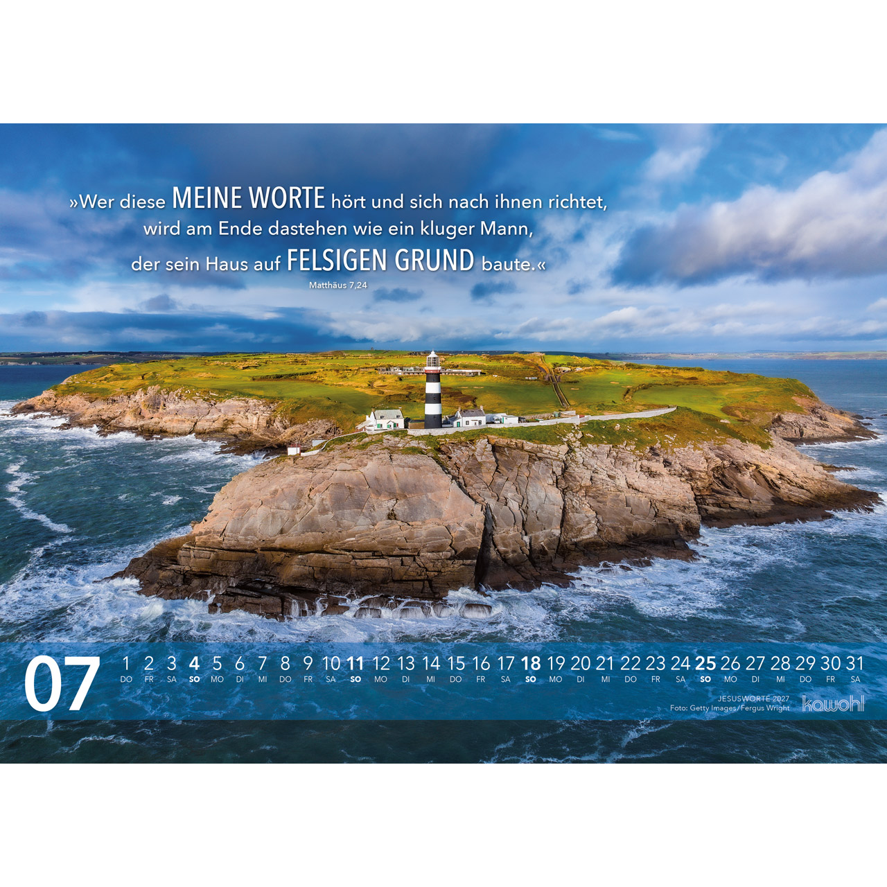 Wandkalender - Jesus Worte 2027