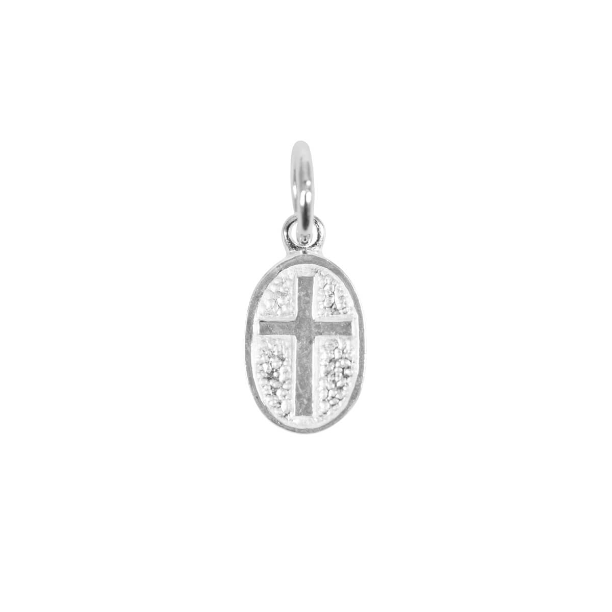 Kettenanhänger - Anhänger Kreuz (oval) - Kreuz
